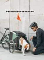 Bike Trailer for Kids and Pet 2 in 1 Bicycle Child Carrier Jogging Stroller Wagon for Outdoor Cycling Walking - Image 6