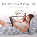Most Comfort Oblong Pregnancy Body Pillows Back Support Hips Legs Belly Side Sleeping U-Shaped Pillow - Image 4