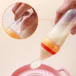 Silicone Squeezing Feeding Bottle Newborn Training Spoon Infant Cereal Food Supplement Feeder Bbay Safe Tableware - Image 5