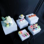 6pcs Romantic Column Buffet Decoration Stand Candy Bar Rack Wedding Cake Birthday Baptism Cupcake Gifts Display Riser - Image 4
