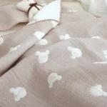100% Cotton Stroller Crib Receiving Blanket Bedding Quilt Blanket Newborn Swaddle Wrap Sofa Throw Blankets Soft Breathable - Image 4