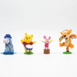 Disney Winnie The Pooh Band Action Figure Piglet Eeyore Tigger Pooh Bear Cuts Dolls Table Ornaments Children Birthday Gifts - Image 3