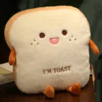 35cm Plush Bread Pillow Soft Toast Simulation Food Doll Warm Hand Cushion Home Decor Cute Kids Toy Birthday Gift - Image 5