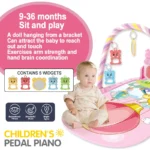 Fitness Stand Music Play Gym Activity Toys Newborn Piano Crawling Blanket Pedal Game Pad Early Education 0-36 Months Gifts - Image 5