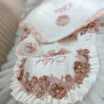 Dollbling 5pcs Newborn Welcome Home Outfits Cotton Infant Luxury Personalized Embroidery Blanket Set - Image 3