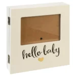 Triple Sonogram Keepsake Picture Frame White Hinged Display Ultrasound Pregnancy Journey Ideal Gift Expecting Parents 3