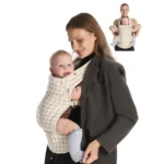 Carrier Newborn to Toddler, Lightweight Ergonomic 744 lbs Newborn Carrier with Head Support, Easy to Wear Hands Free Infant