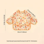 2pcs Cartoon Bibs Waterproof Newborn Bandanas Feeding Burp Cloths Girls Boys Saliva Towel Print Apron - Image 2