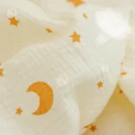 Soft and Comfortable Blanket for Newborns Cartoon Floral Print Muslin Diaper Swaddles Wrap Cloth Nursing Towel - Image 4