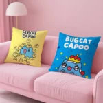 Kwaii Anime B-Bugcat CapooS Pillow Case Safe Custom Photo Pillow, Anti-fade Brushed Fleece Cushion, Maternal & Infant Safe. - Image 3