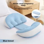 Pregnancy Pillows for Side Sleeping Maternity Support Full Body Comfort Waist Abdominal Aid for Pregnant Women’s Bed Rest - Image 4