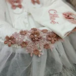 Dollbling 5pcs Newborn Welcome Home Outfits Cotton Infant Luxury Personalized Embroidery Blanket Set - Image 6