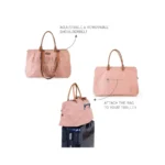 The Original Mommy Bag Large Diaper Bag, Mommy Hospital Tote and Travel Tote, Pregnancy Must Haves Mommy Pink - Image 5