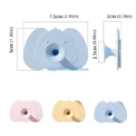 Infant Scalp Cleaning Tool Bath Scrubber Silicone Exfoliating Tool Hair Brush Equipment For Showering Hour - Image 6