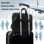 In October We Wear Pink And Blue Pregnancy Infant Loss Boho Crossbody Laptop Bag Case Computer Bag 13 14 15.6 Inch NotebookPouch - Image 6