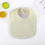 Girl Boy Feeding Bibs Solid Color Apron Saliva Towel Kids Toddler Dinner baberos Bandanas Burp Cloths Newborn Drool Bib - Image 4