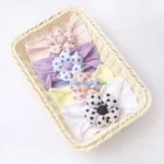 Headpiece Girls Flower Charm Headwear Elastic Headdress for Photography - Image 4