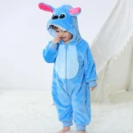 Kigurumi Stitch Cartoon Romper Infant Kids Animal Onesie Jumpsuit Toddler Clothes Girls Boys Cosplay Costumes For Halloween - Image 4