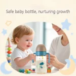 300ml Bottle with Handle - Easy-to-Grip Feeding Bottle, Perfect as a Christmas Gift, Ideal for Water and Formula - Image 3