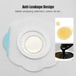 10PCS Organic Castor Oil Pads - Self-Adhesive Castor Oil Belly Button Wrap with Leak-Proof Design, No-Wash Reusable Therapy Kit - Image 4