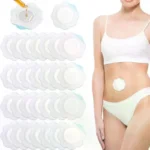 50pcs/Set Replacement Disposable Castor Oil Pack Self-Adhesive Adhesive Navel Stickers Seepage Resistant Belly Button Protectors