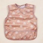 feeding bibs waterproof magic tape recycled fabric breathable fashion print saliva towel - Image 2