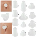 5PCS Silicone Belly Button Plug Navel Haper Plug Belly Button Trainer For Weight-reducing Surgery And Umbilical Hernia Repair