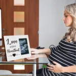 Pregnancy Announcement for Grandparents Friends Husband Ultrasound Picture Frames Congratulations Pregnancy Gifts for First Time - Image 6