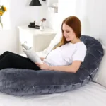 3kg 6.6lb U Pregnancy Pillow for Pregnant Women Sleep Nursing Maternity Full Body Support for Back Belly Hip Leg Removable Cover - Image 5