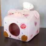 Cozy & Cute Pet House for Cats and Dogs - Warm, Soft, Comfortable Autumn/Winter Bedding - Creative Pet Supplies for Your Furry F - Image 5