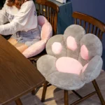 70cm Kawaii Plush Bear Paw Mat Cute Animal Bear Cat Foot Pillow Heart Plush Cushion Stuffed Soft Toys for Home Decor Gifts - Image 4