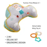 Pillow Tummy Time Toy Lying Pillow High Contrast Sensory Toy Double-Sided Pillows Training Gifts Birthday Head-up - Image 6