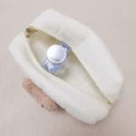 Cute Bear Toiletry Bag Make Up Cosmetic Bags Portable Diaper Pouch Items Organizer Reusable Cotton Cluth Bag for Mommy - Image 5