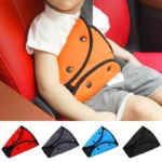 Universal Car Safe Seat Belt Cover Soft Adjustable Triangle Safety Seat Belt Pad Clips Protection for Child Belts amagi - Image 2