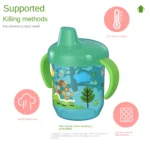 Infant Spill Anti-choking Duckbill Cup with Handles and Lids special Learning Drinking Cup With Dustproof Cover for Toddler - Image 3