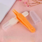 Plastic Tweezers Nose Cleaner Tool Kids Safety Tweezers Cleaning Forceps Toddler Nasal Cavity Care Supplies Essentials - Image 2