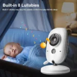 New 3.5'' Video Monitor Night Vision Security Cam 2.4G Mother Kid 2 Way Audio Talk Video Surveillance Cam With Temperature - Image 6