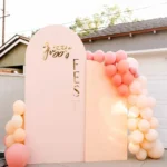 Rainbow Acrylic Backdrop Wall Panel for Wedding Decoration Shower, PVC - Image 5