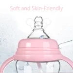 330ml bottle, suitable for water and formula, with handle and lid, easy to hold, unisex feeding bottle - perfect gift - Image 3