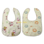 Y4QA Feeding Bibs Kid Cotton Towel Newborn Bandana Saliva for Triangle Dribble Infant Scarf Cotton Button - Image 6