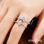 2025 New High End Sweet Shining Cubic Zirconia Ring for Women with Double Layered Design, Horse Eye Shining Design, and Jewelry - Image 4