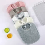 Girl Boy Feeding Bibs Solid Color Apron Saliva Towel Kids Toddler Dinner baberos Bandanas Burp Cloths Newborn Drool Bib