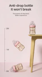 Oberni 150ml+180ml PPSU Imitated Breast Milk Bottle set Anti bloating 0-6 Newborn Bottle With Resistant to Falling - Image 6