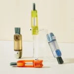 Infant Feeding Bottle Brush Cartoon Cup Lid Multi-Use Cleaning Brush 4XBC - Image 5