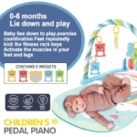 Fitness Stand Music Play Gym Activity Toys Newborn Piano Crawling Blanket Pedal Game Pad Early Education 0-36 Months Gifts - Image 4