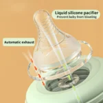 300ML Bottle with Handle PP Bottle Water Cup Set Silicone Pacifier Large Capacity Bottle Multi-purpose Feeding Supply - Image 4