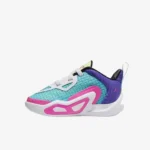 Nike genuine JORDAN new comfortable and wear-resistant sports and leisure shoes for infants and children FV0174-400 - Image 2