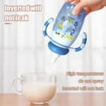 150ml/270ml cartoon bottle, 0-3 years old newborn feeding bottle, drop-proof and leak-proof, food grade safe PP material - Image 3
