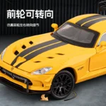 1:32 Viper High Simulation Diecast Metal Alloy Model car Sound Light Pull Back Collection Kids Toy Gifts - Image 3