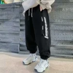 Children Wears Infant Elastic Trousers Kids Boys Cotton Loose Pants Sports Clothes Bottom 5 6 7 8 9 10 11 12 Years - Image 4